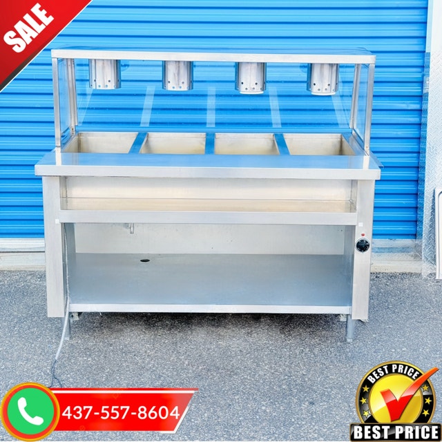 Commercial 4 Well Steam Hot Buffet Table - Like New - photo 2