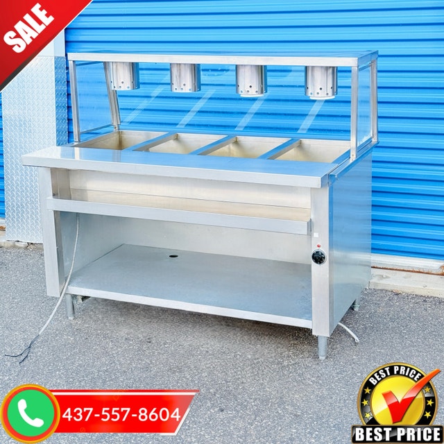 Commercial 4 Well Steam Hot Buffet Table - Like New - photo 3