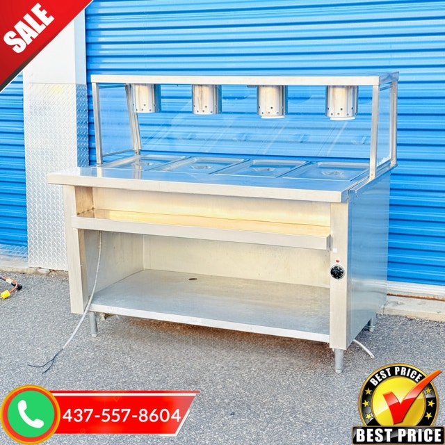 Commercial 4 Well Steam Hot Buffet Table - Like New - photo 4
