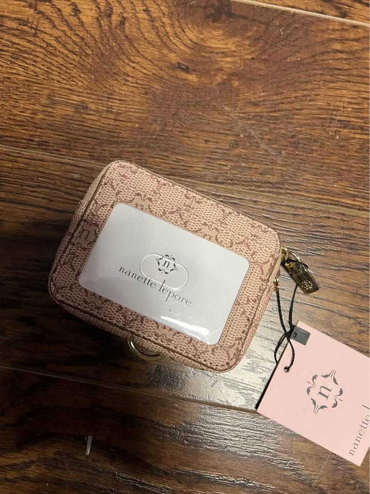 Nanette Lepore Blush Card Wallet with Gold Accents - photo 2