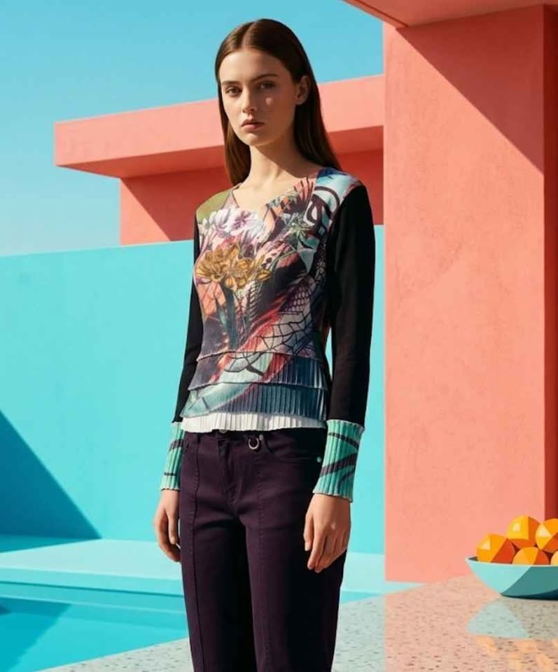 Beautiful small outfit, Simon Chang pants - photo 5