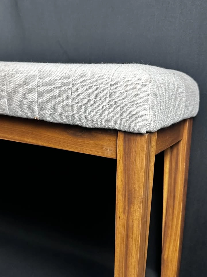 Wood Legs Bench - 4 Colors Available - photo 5