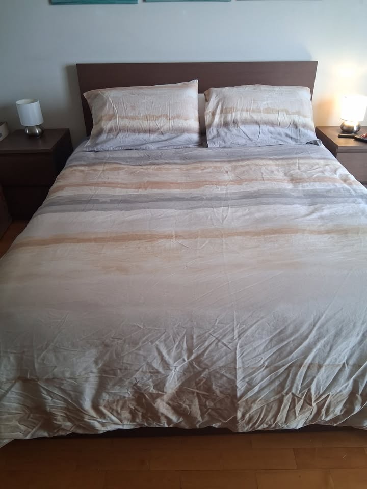 Moving Sale – IKEA MALM Queen Bed + Mattress + Drawers - photo 2