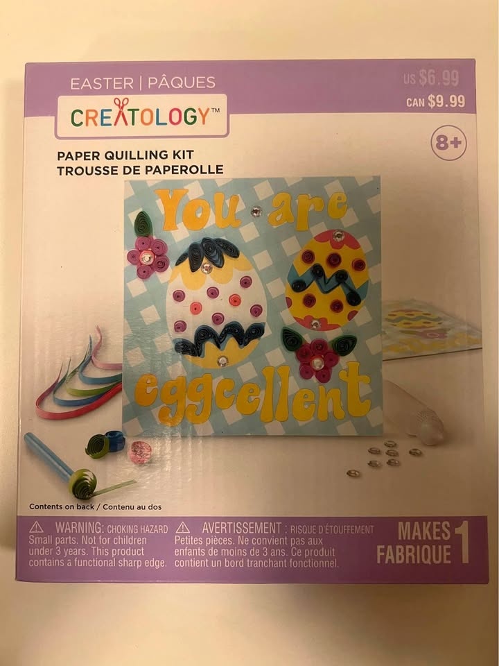 Easter Kids Paper Quilling Craft Kit