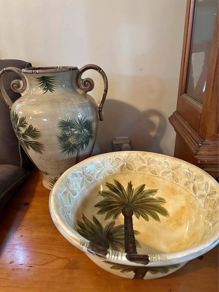 Giant Ginger Jar & Decorative Bowl - Home Decor