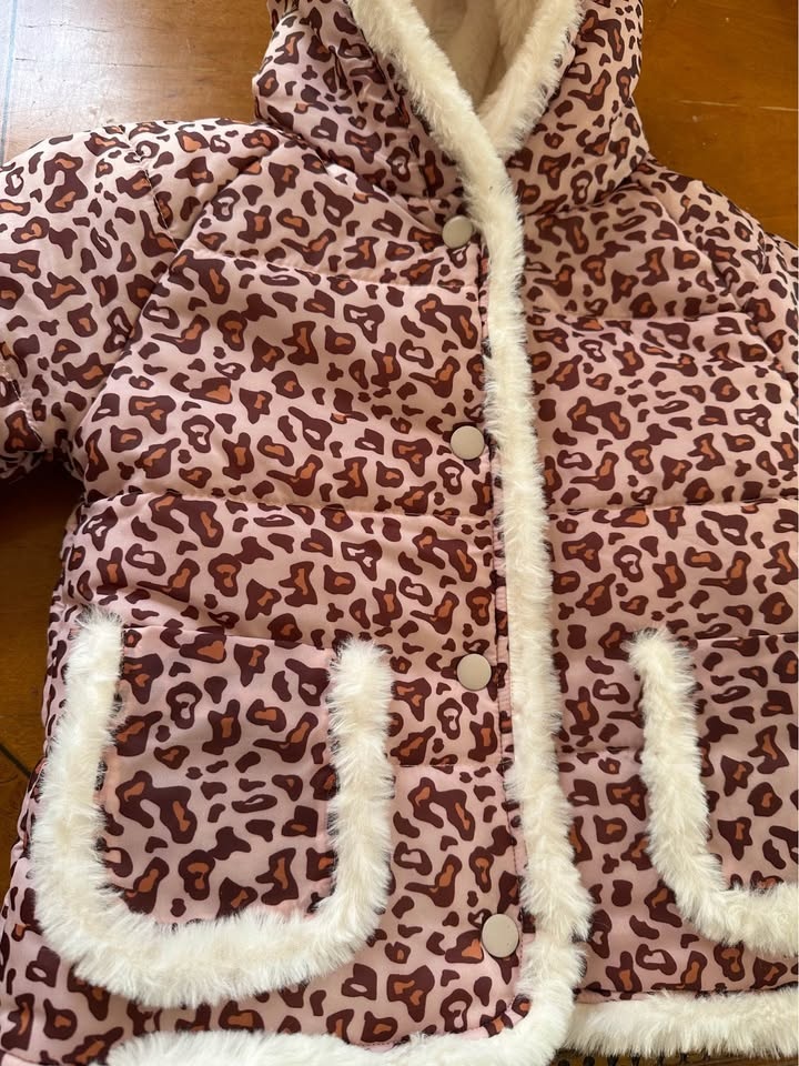 Girls Winter Coat Size 3T Leopard Print Jessica Simpson NWT - photo 4