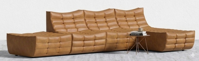 Rove Concepts Tanner Modular Leather Sectional - Like New - photo 4