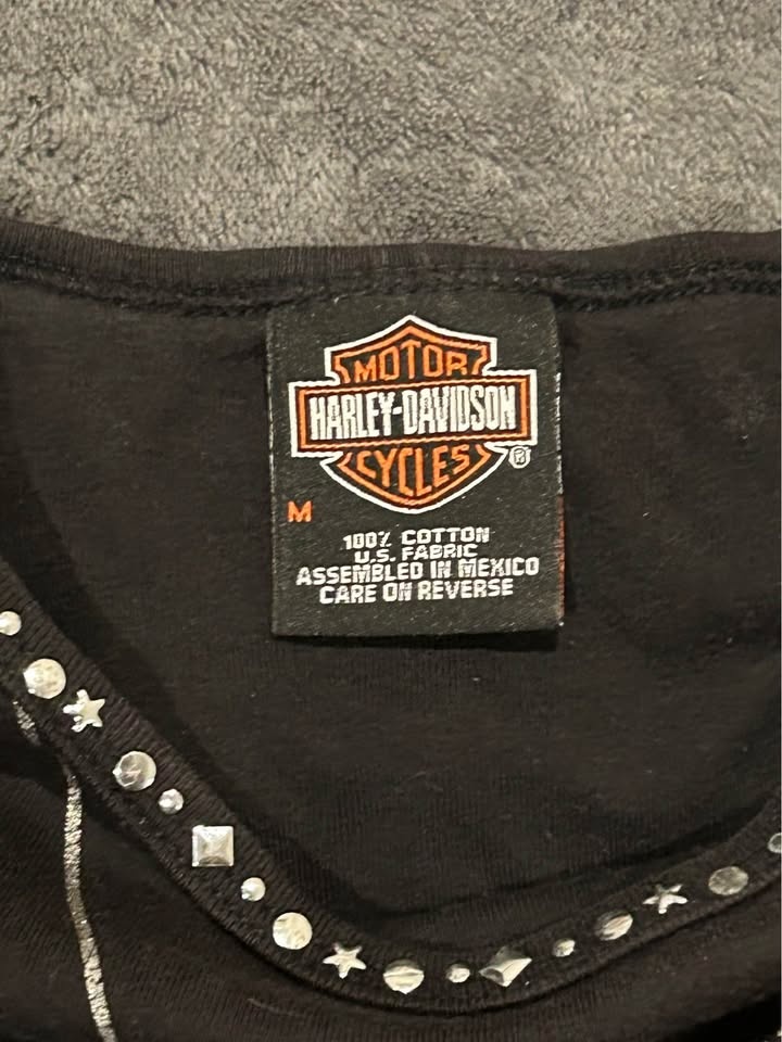 Harley Davidson Studded Top - Medium - photo 2