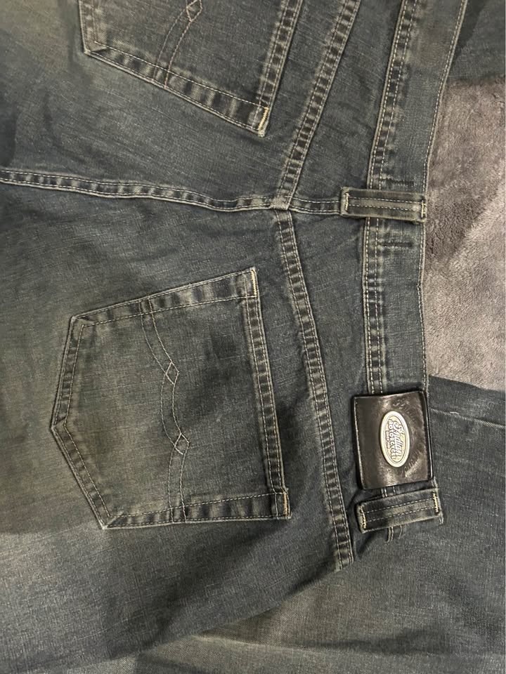 Indian Motorcycle Blue Fade Wash Jeans - photo 3