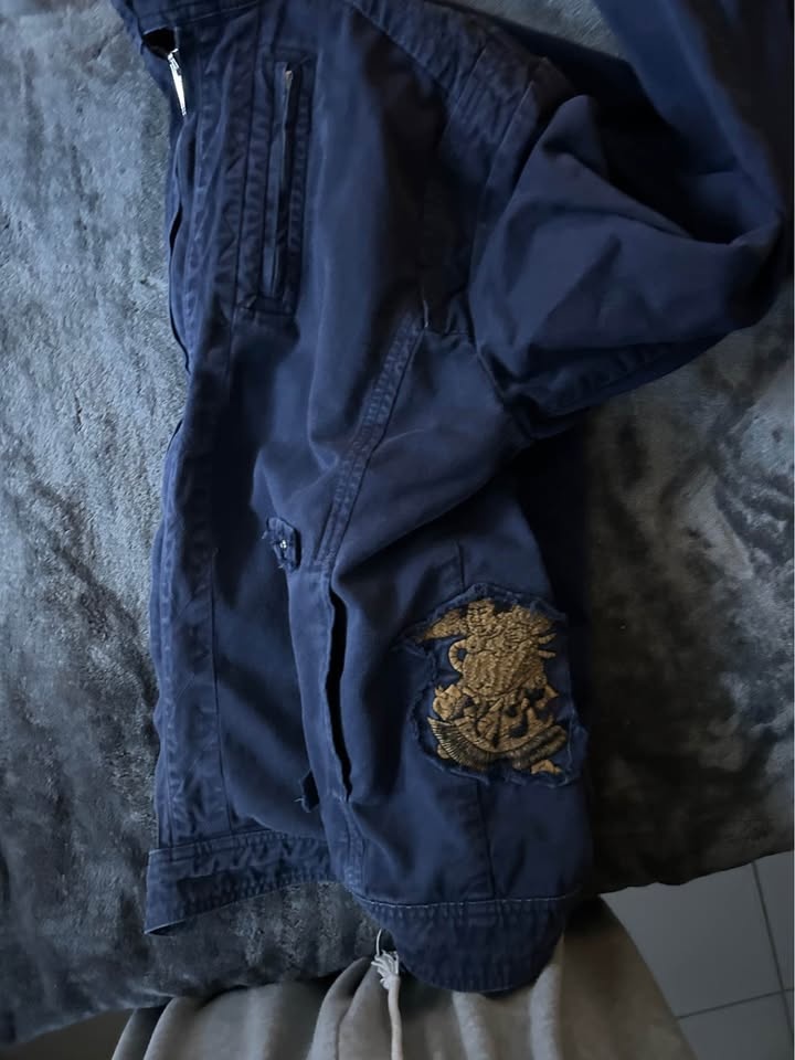 Navy Patched Jacket - photo 4