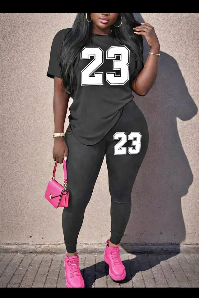 Women 2pc shirts/tights set