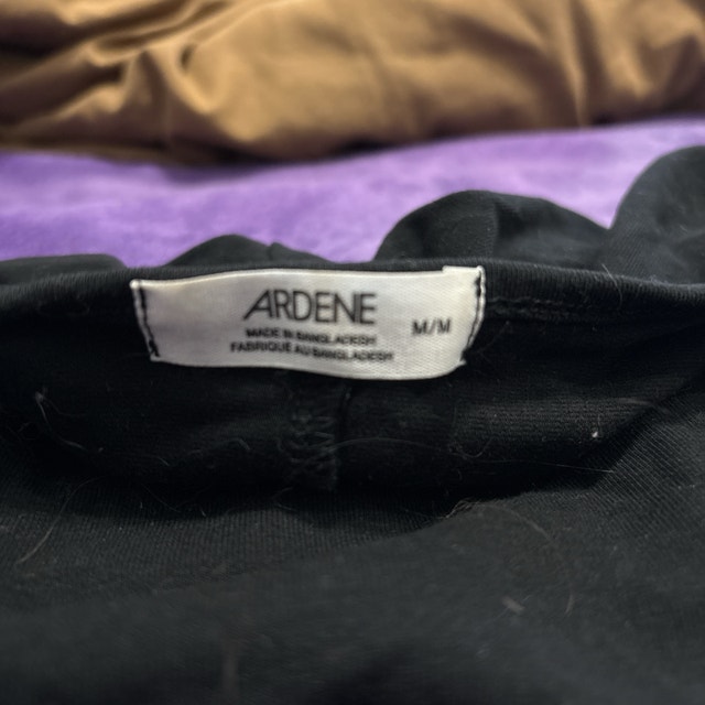 Ardéne Black Cropped T Shirt with Square Neckline - photo 3