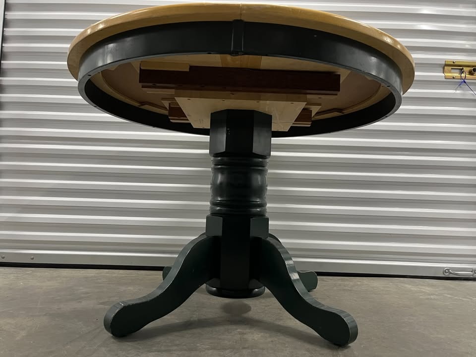 Green Tile Topped Extending Dining Table - photo 5