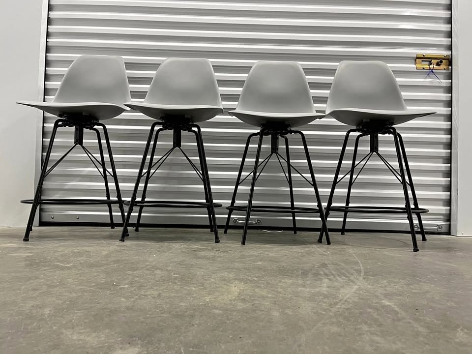 Swivel Bar Stools - Set of 4