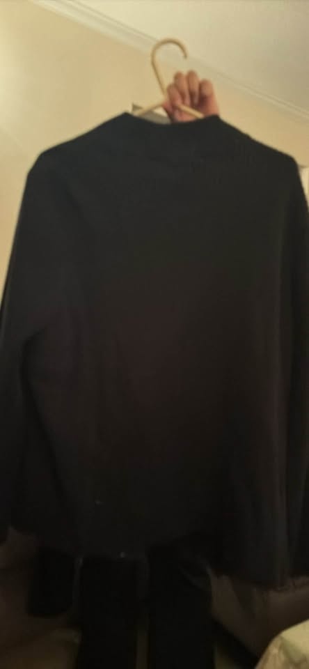 Croft & Barrow Black Full Zip Mock Neck Sweater/ Jacket - photo 2