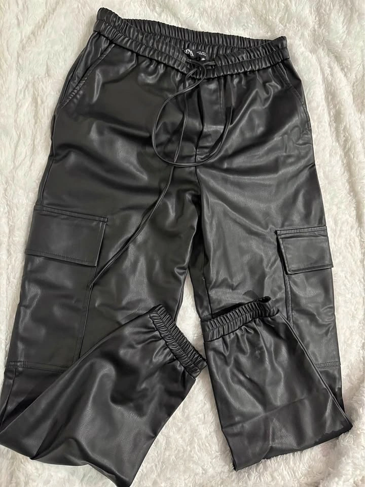 Black Leather Pants