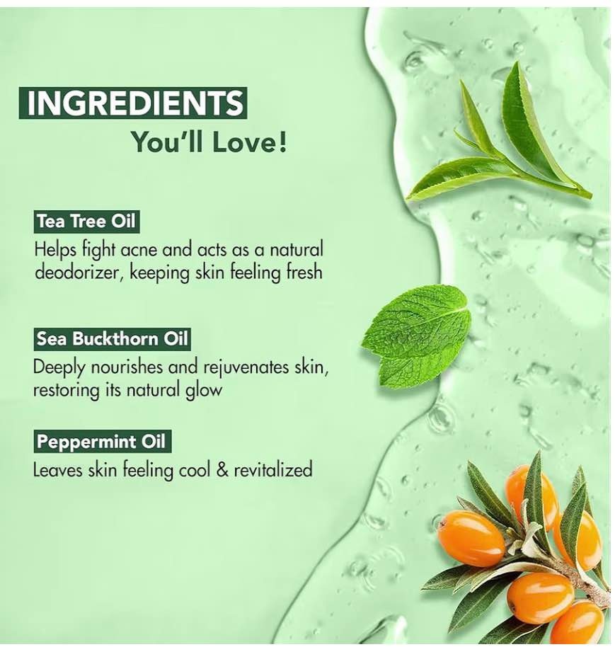 Botanic Hearth Tea Tree Body Wash 2 Pack 16 fl oz - photo 2