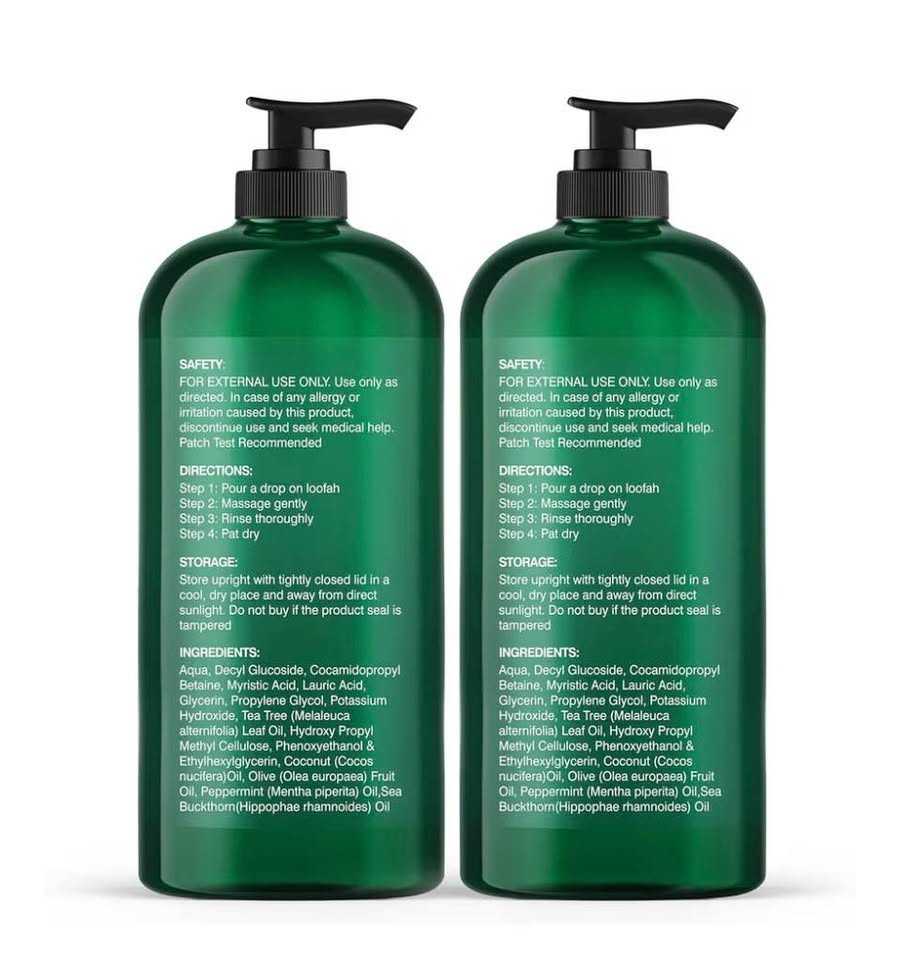 Botanic Hearth Tea Tree Body Wash 2 Pack 16 fl oz - photo 5