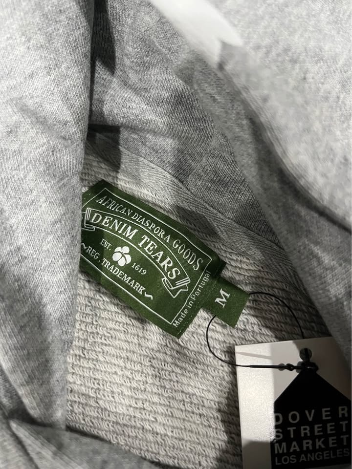 Denim Tears Hoodie Grey M - photo 4