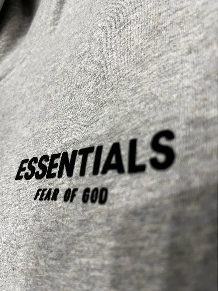 Essentials Fear of God Dark Oat Hoodie - photo 2
