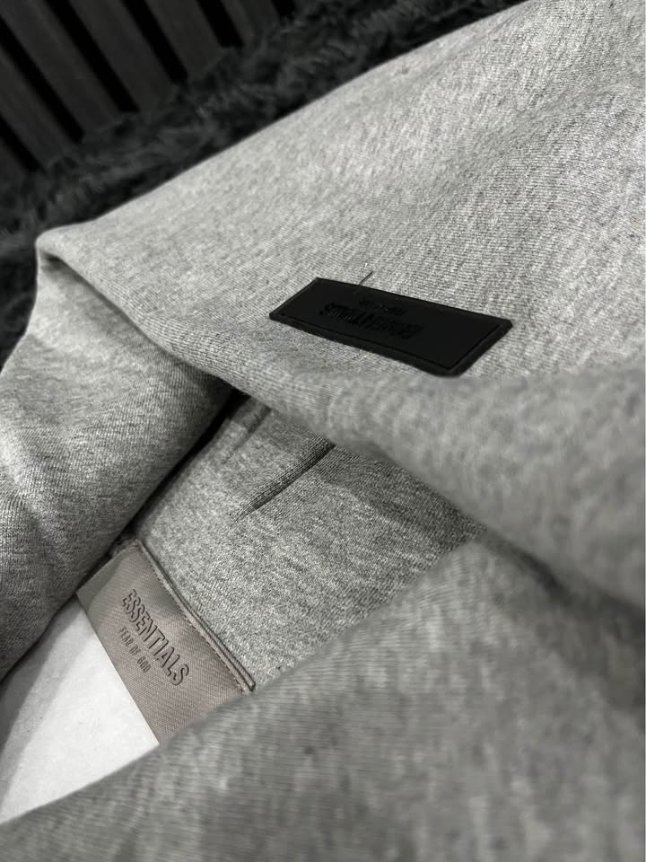 Essentials Fear of God Dark Oat Hoodie - photo 5