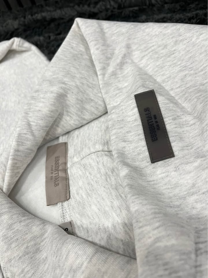 Essentials Fear of God Light Oat Hoodie - photo 3
