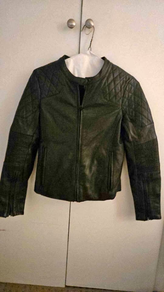 Danier Leather motorcycle jacket XS