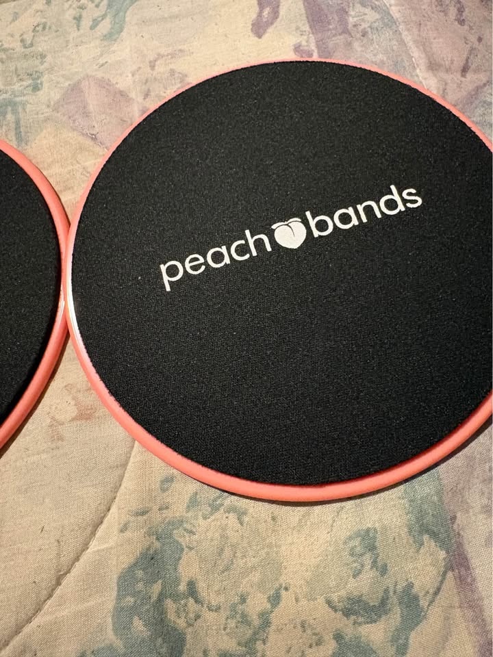 Peach Bands Core Sliders Exercise Discs - photo 4
