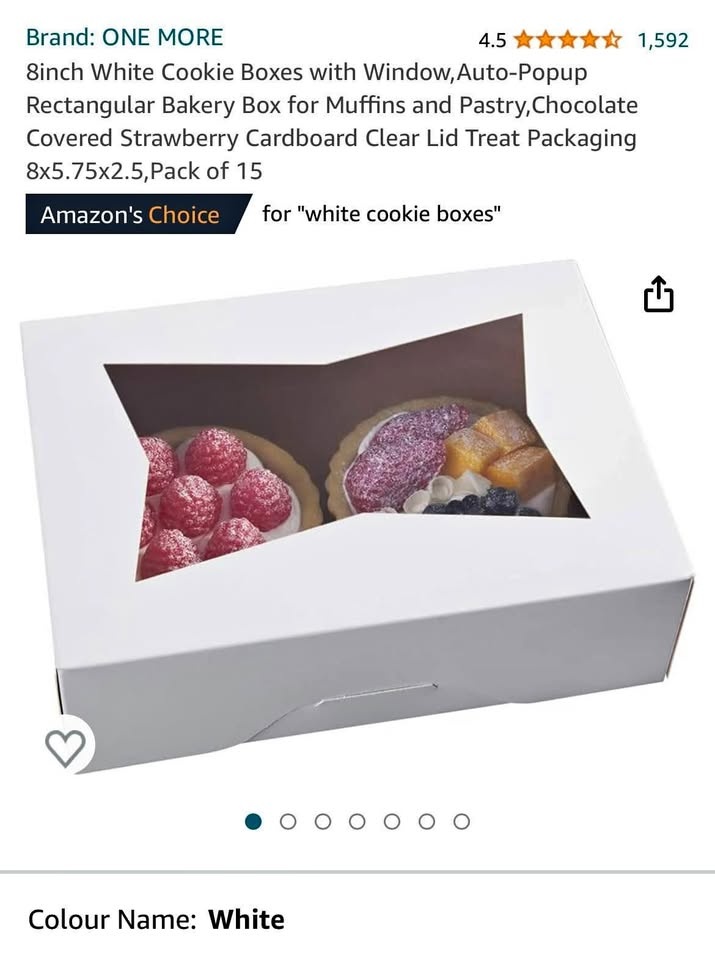 Cookie/Pastry Boxes