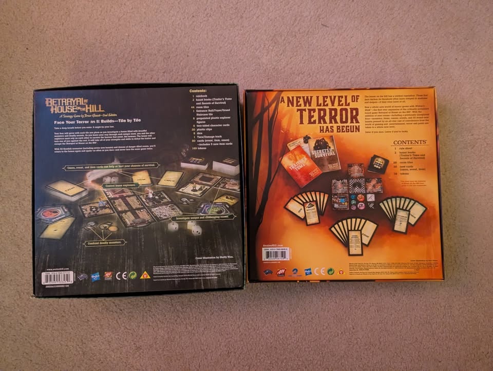 Betrayal at House on the Hill 2nd Ed + Widow's Walk - photo 3