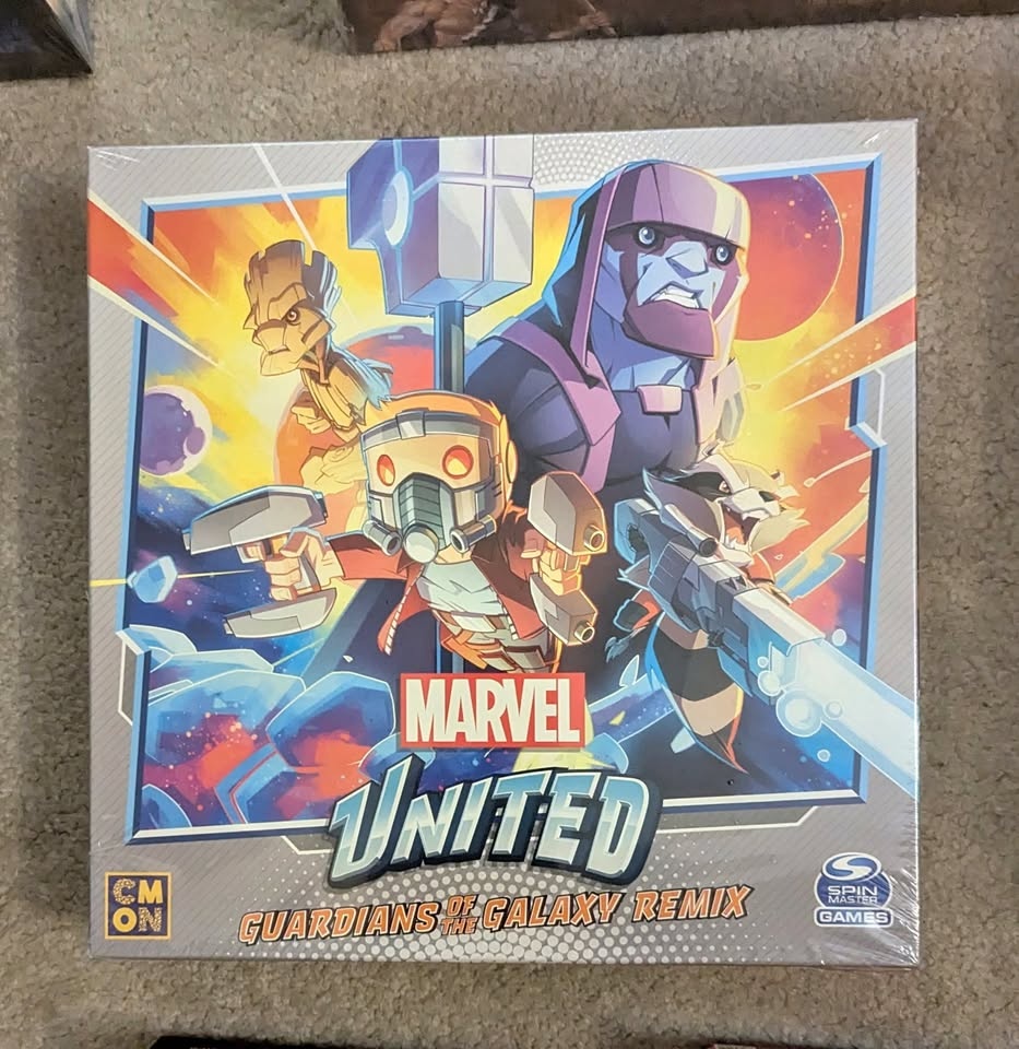 Marvel United Guardians of the Galaxy Remix Board Game Sealed