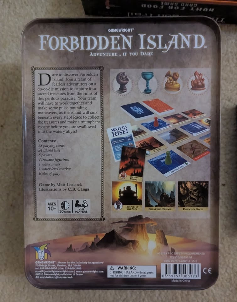Forbidden Island Cooperative Board Game - photo 2