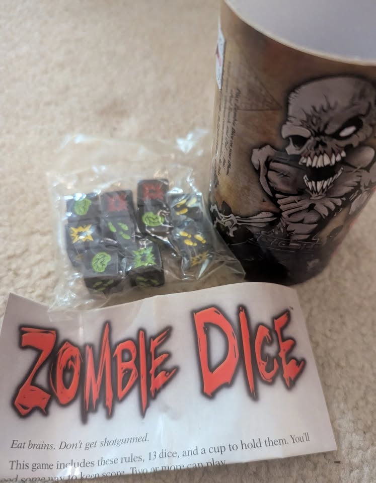 Zombie Dice Steve Jackson Dice Game - photo 3