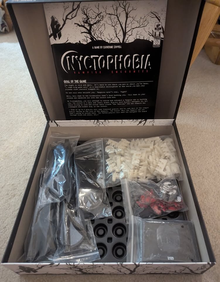 Nyctophobia Vampire Encounter Board Game Complete - photo 2