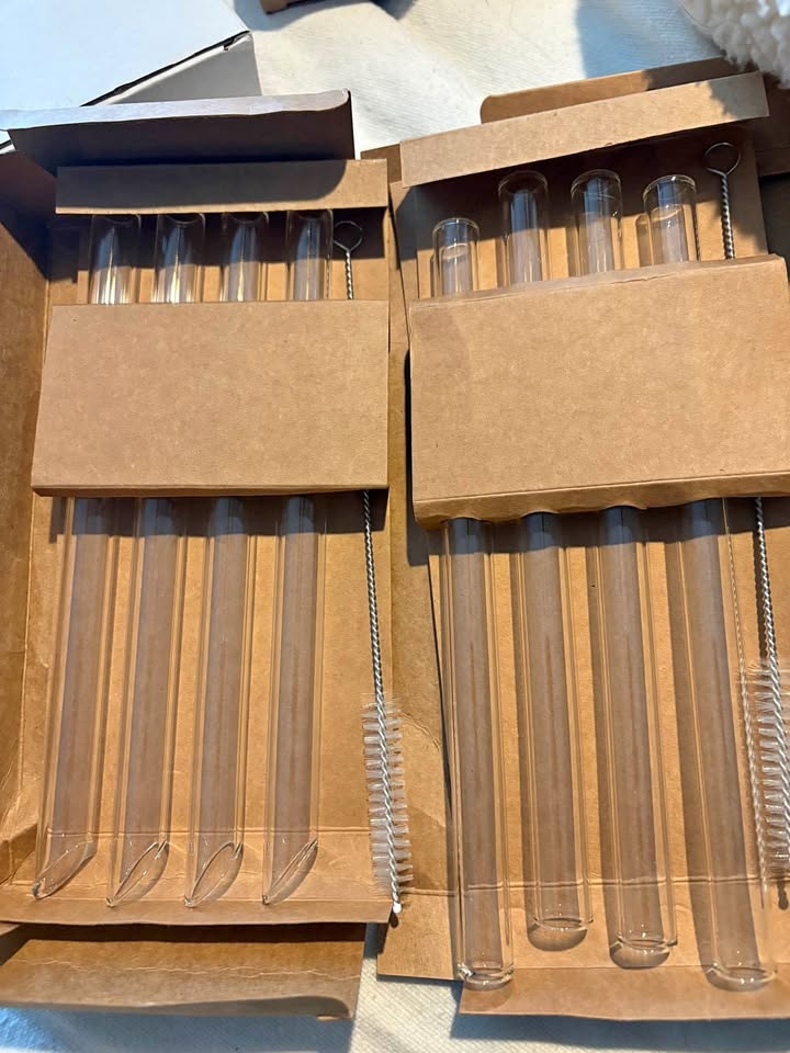 LYTHe Glass Straws Set w/ Brushes