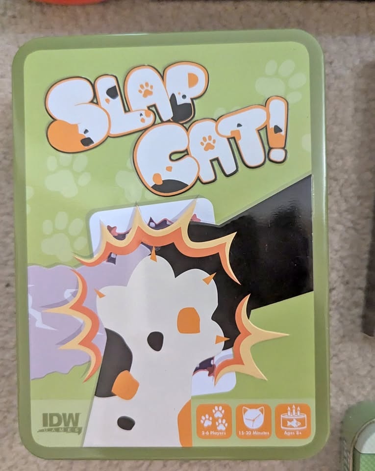 Slap Cat! Party Card Game IDW