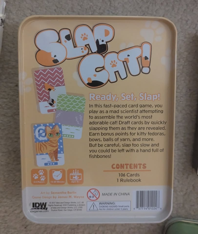 Slap Cat! Party Card Game IDW - photo 2