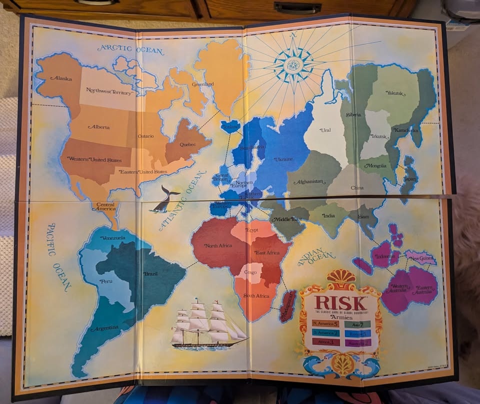 Risk Classic Strategy Board Game (Vintage Style Cover) - photo 3