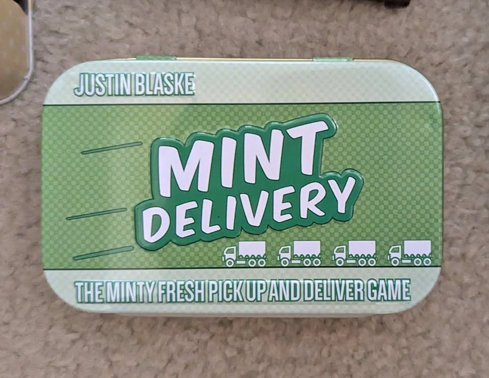 Mint Delivery Pocket Board Game Justin Blaske