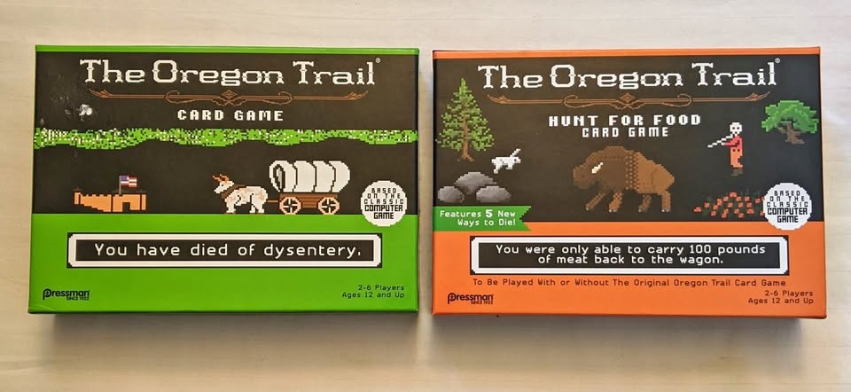 Oregon Trail Card Game Bundle (Base Game + Hunt for Food)