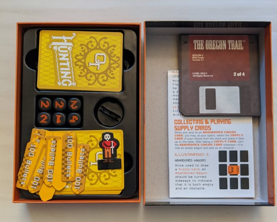 Oregon Trail Card Game Bundle (Base Game + Hunt for Food) - photo 2