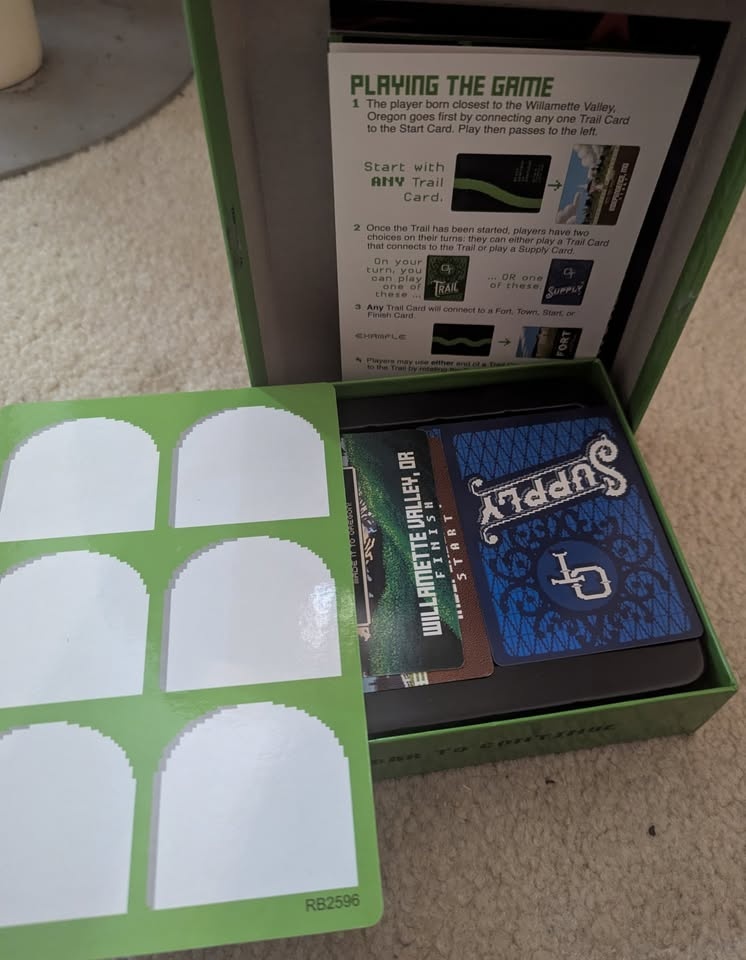 Oregon Trail Card Game Bundle (Base Game + Hunt for Food) - photo 3