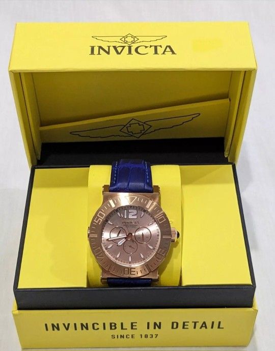Invicta Gold Color Watch. Works Perfectly.