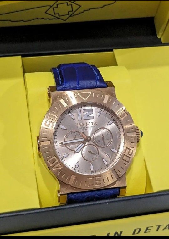Invicta Gold Color Watch. Works Perfectly. - photo 3