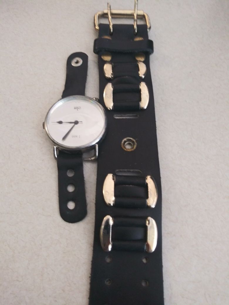 Biker/Gothic Style Watch Bracelet - photo 2