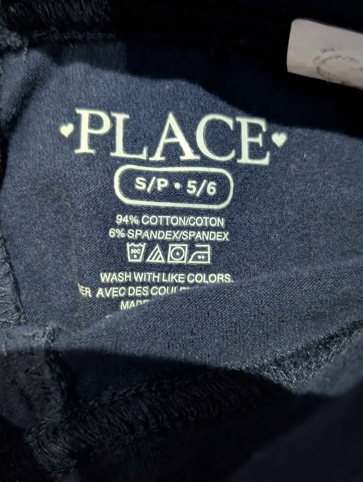 Navy uniform pants/leggings size 5/6 - photo 2