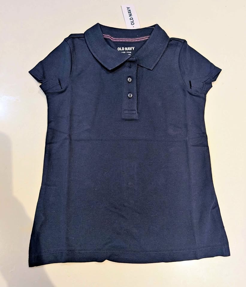 Navy Kids Size 5T Uniform Shirt - New with Tags