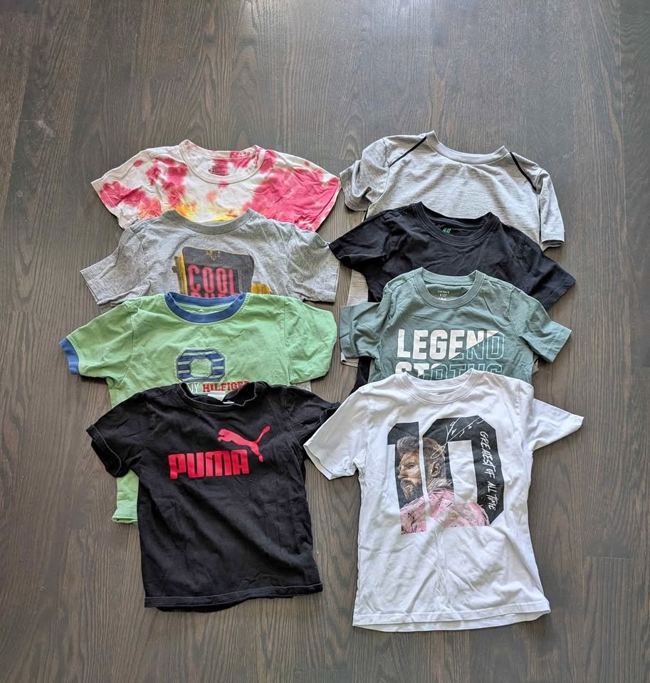 Children's size 6 T shirt lot