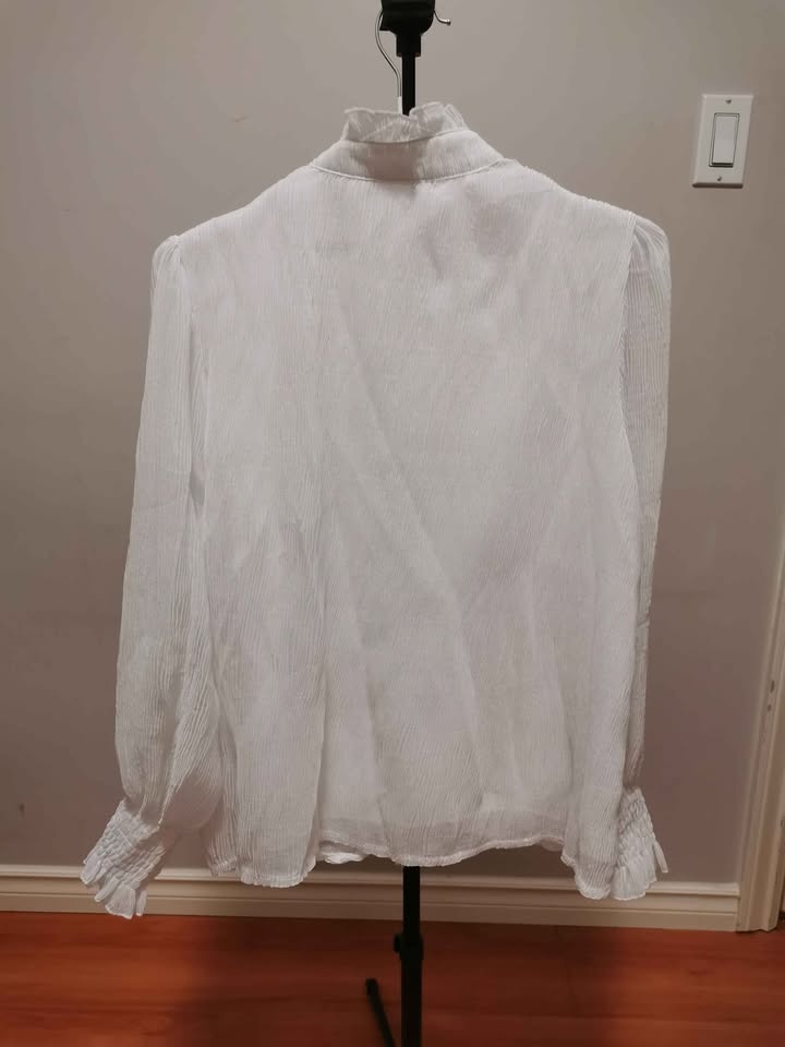 Victorian Ruffle Blouse (Relocation sale - must go by Mar 21) - photo 2
