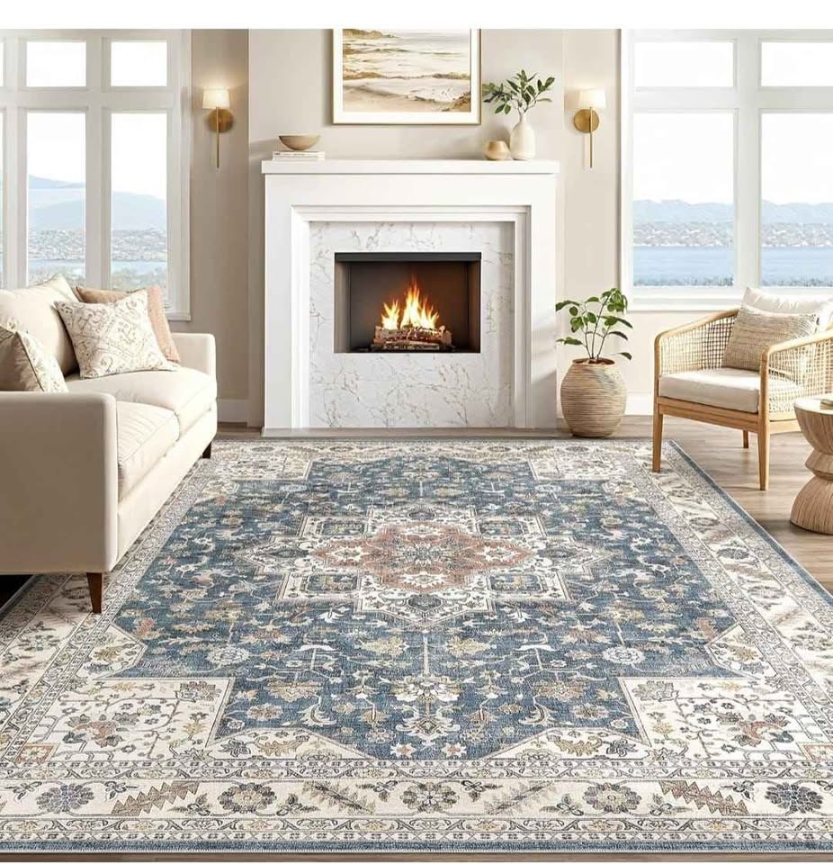 Vintage Living Room Area Rug 9x12 - Oriental Traditional Distres - photo 2
